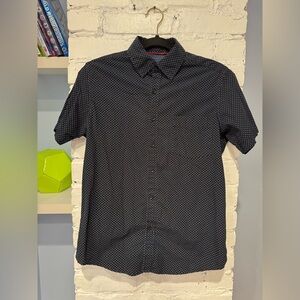 Rugby‎ University Men's Black Patterned Shirt